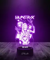 Lampka LED 3D K-popowe Łowczynie Demonów Huntrix Rumi Mira Zoey