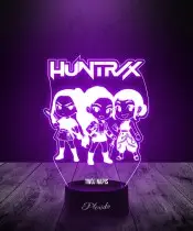K-pop Demon Hunters Rumi Mira Zoey 3D LED Lamp