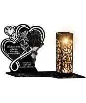 Solar LED Candle Premium Statuette John Paul II for All Saints' Day