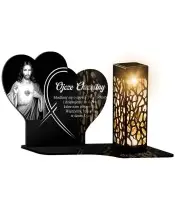 Solar LED Candle Premium Statuette John Paul II for All Saints' Day
