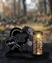 Solar LED Candle Premium Statuette John Paul II for All Saints' Day