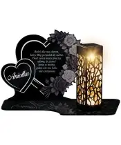 Solar LED Candle Premium Statuette John Paul II for All Saints' Day