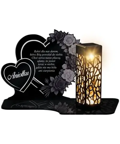 Znicz Solarny LED Statuetka...