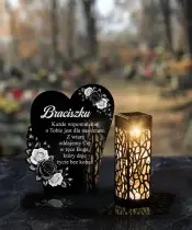 Solar LED Candle Premium Statuette John Paul II for All Saints' Day