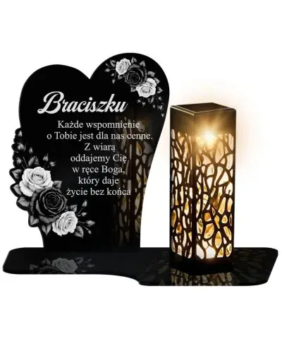 Znicz Solarny LED Statuetka...