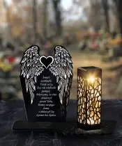 Solar LED Kerze Premium Statuette Johannes Paul II zu Allerheiligen