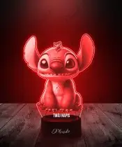 Lampka LED 3D Plexido Lilo i Stich Bajka Prezent