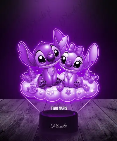Lampka LED 3D Plexido Stich...