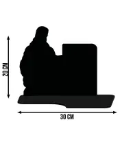 Solar LED Candle Premium Statuette Jesus on All Saints' Day
