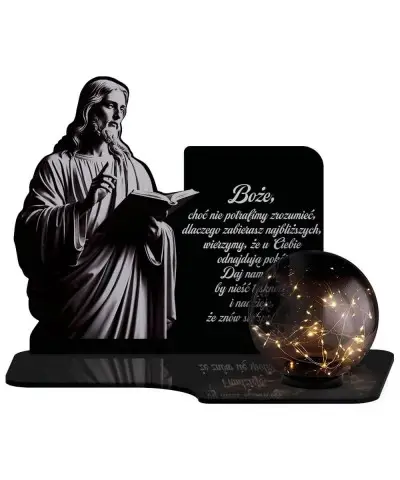 Znicz Solarny LED Statuetka...