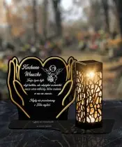 Solar LED Candle Premium Statuette for Children on All Saints' Day