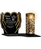Solar LED Candle Premium Statuette for Children on All Saints' Day
