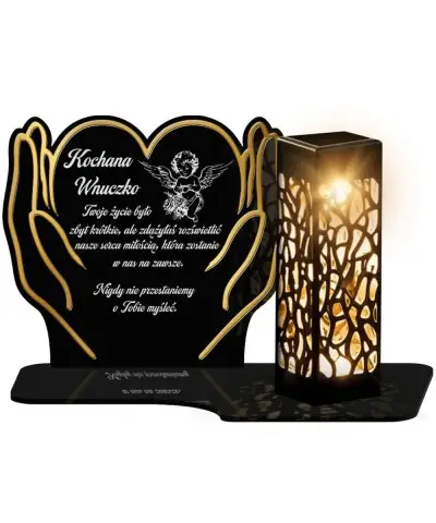 Znicz Solarny LED Statuetka...