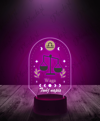 lampka_led_3d_plexido_z_nadrukiem_znak_zodiaku_waga