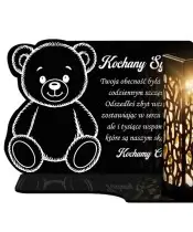 Solar LED Kerze Teddybär Statue für Kinder zu Allerheiligen