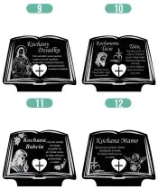 Solar Candle LED Ball Premium Statuette Book for All Saints' Day