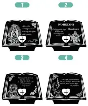 Solar Candle LED Ball Premium Statuette Book for All Saints' Day