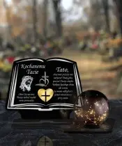 Solar Candle LED Ball Premium Statuette Book for All Saints' Day