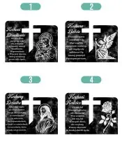 copy of Premium Solar LED Heart Marble Candle for All Saints' Day