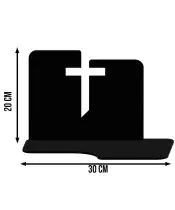 copy of Premium Solar LED Heart Marble Candle for All Saints' Day