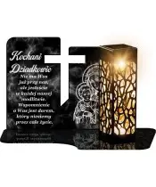 copy of Premium Solar LED Heart Marble Candle for All Saints' Day