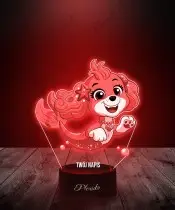 3D Plexido LED Lamp Paw Patrol Chase Fairy Tale Gift