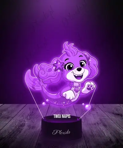 3D Plexido LED Lampe Paw...