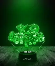 Lampka LED 3D Plexido Psi Patrol Bajka Prezent