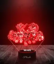 Lampka LED 3D Plexido Psi Patrol Bajka Prezent