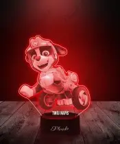 Lampka LED 3D Plexido Psi Patrol Rex Bajka Prezent