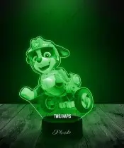 Lampka LED 3D Plexido Psi Patrol Rex Bajka Prezent