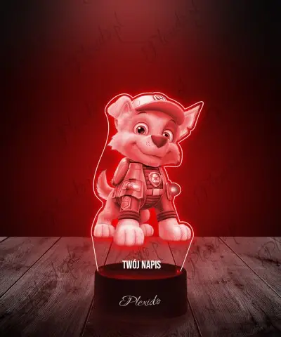 3D-LED-Lampe Plexido Paw...