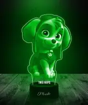 3D-LED-Lampe Plexido Paw Patrol Skye Märchengeschenk