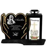 Large LED Candle with Lantern We Remember + Candle for All Saints' Day
