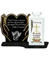 copy of Large LED Candle with Lantern We Remember + Candle for All Saints' Day