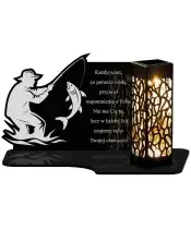Solar LED Candle Premium Statuette John Paul II for All Saints' Day