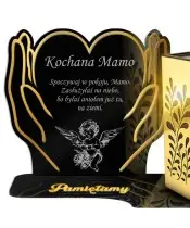 Premium Solar LED Kerze Gold für All Saints Cemetery
