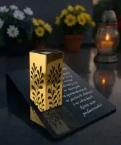 Solar Candle Gold Premium Statuette for the Tomb of All Saints