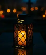 Lampion Solarny Latarnia Znicz Na Grób Na Wszystkich Świętych Premium