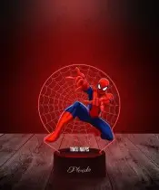 Lampka LED 3D Plexido z Nadrukiem Spiderman Film