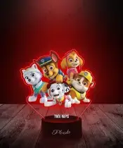 copy of 3D-LED-Lampe Plexido mit UV-Druck Paw Patrol Chase