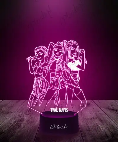 Lampka LED 3D Huntrix...