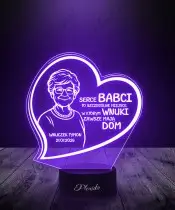 copy of 3D Plexido LED Lamp As A Gift For Grandpa With Wishes