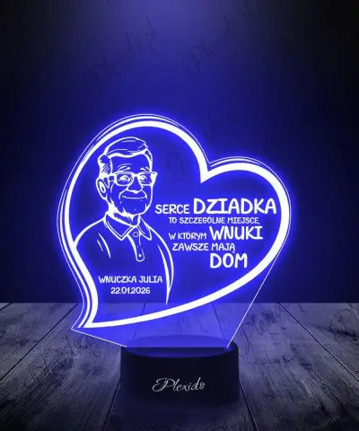 Lampka LED 3D Plexido dla...