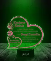 3D Plexido LED Lamp As A Gift For Grandpa With Wishes