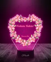3D Plexido LED Lamp As A Gift For Grandpa With Wishes