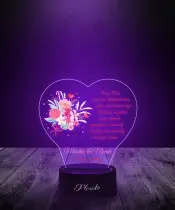 copy of 3D LED Lamp Plexido with UV Printing Led Statuette Eternal Rose