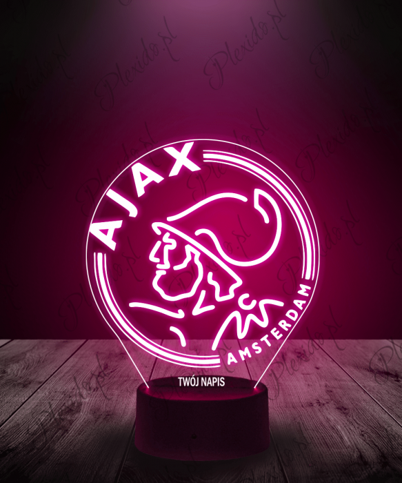 Lampka LED 3D Plexido Ajax Amsterdam - 2