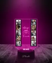 3D Plexido LED Lamp Valentine's Day Gift Your Photos UV Print
