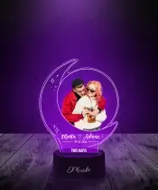 Plexido 3D LED Lamp Your Photo Names Valentine's Day Gift